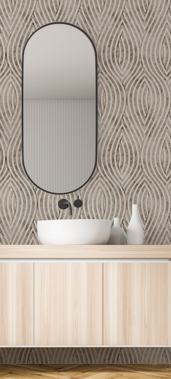 Wall Wear Roll Impowering Energy Design – Removable, Water-Resistant, Vinyl – Peel and Stick Wallpaper Roll – 20.5" x 216"