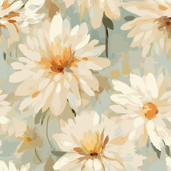 Jumbo Daisy Wallpaper Roll 20.5" x 216" – Peel & Stick, Removable, Water-Resistant