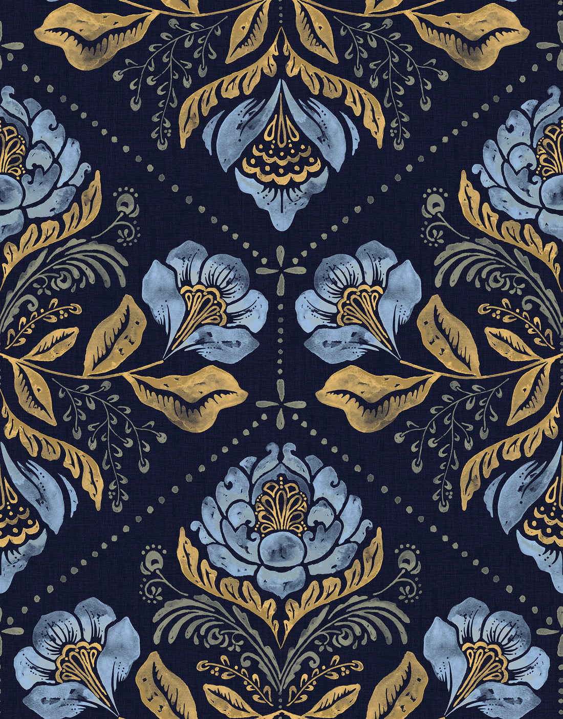 Vintage Bloom Peel and Stick Vinyl Wallpaper Roll