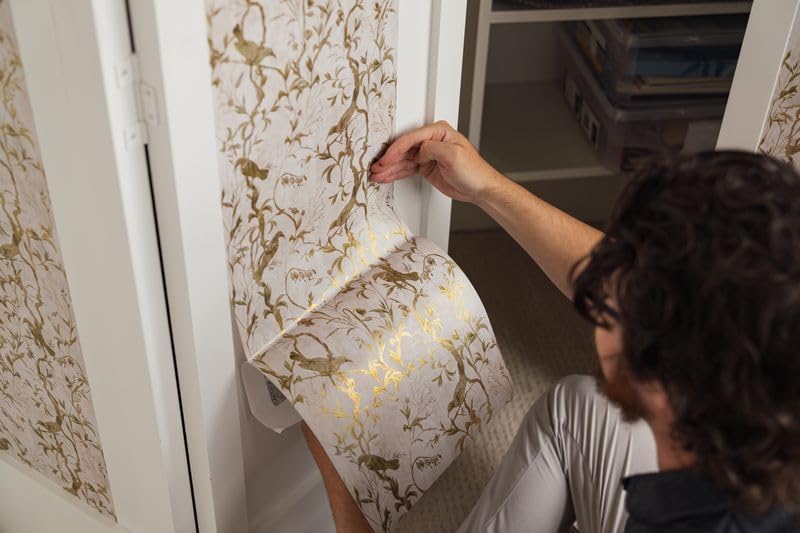 Meet Cute Wallpaper Sheet 11" x 16" – Peel & Stick, Removable, Water-Resistant Vinyl