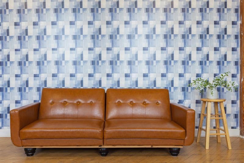 Out of the Blue Peel & Stick Vinyl Wallpaper Sheets – 12 Pack