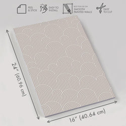 Wood Plank Wallpaper Vinyl Panel 16" x 24"– Peel & Stick, Removable, Water-Resistant