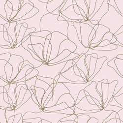 Wall Wear Panel Drawn to Nature Design  – Removable & Water-Resistant – Peel & Stick Design – Modern Decorative Panel for Walls – 16" x 24"