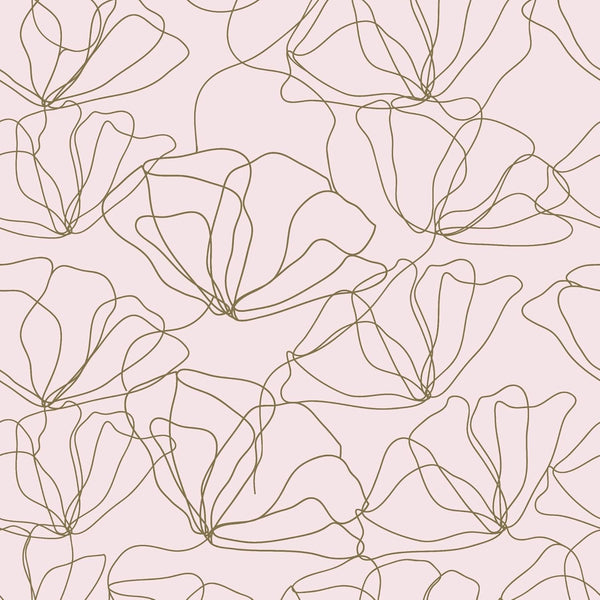 Wall Wear Panel Drawn to Nature Design  – Removable & Water-Resistant – Peel & Stick Design – Modern Decorative Panel for Walls – 16" x 24"