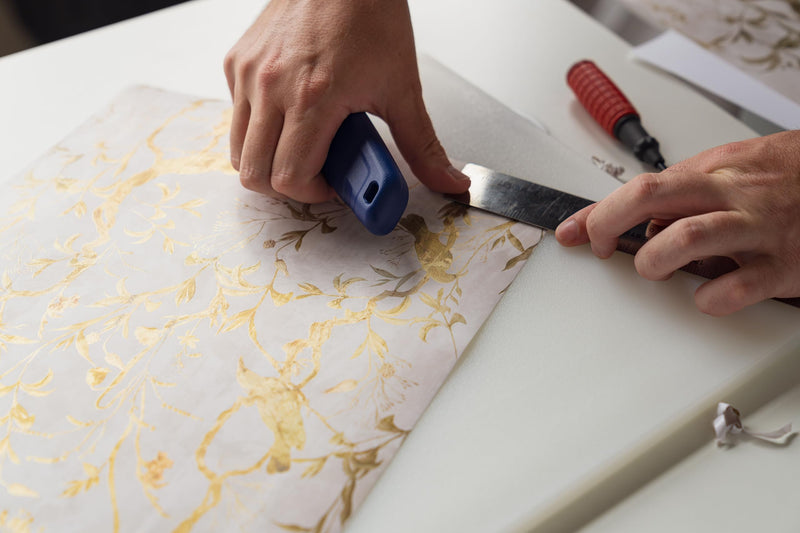 Meet Cute Wallpaper Sheet 11" x 16" – Peel & Stick, Removable, Water-Resistant Vinyl