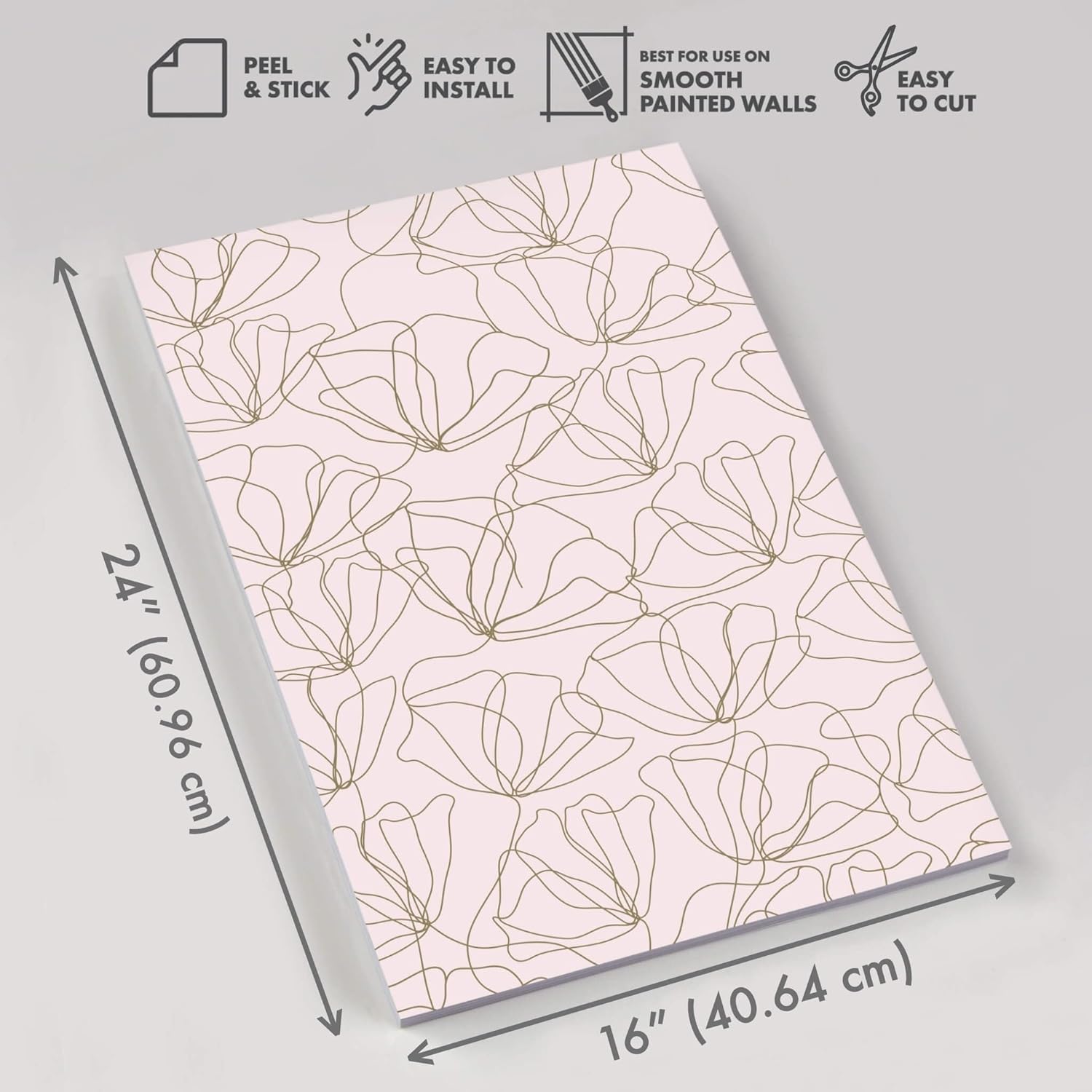 Drawn to Nature Peel & Stick Vinyl Wallpaper Panel - 8 Pack
