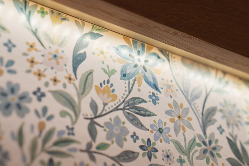 Storybook Romance Wallpaper Sheet 11" x 16" – Peel & Stick, Removable, Water-Resistant Vinyl