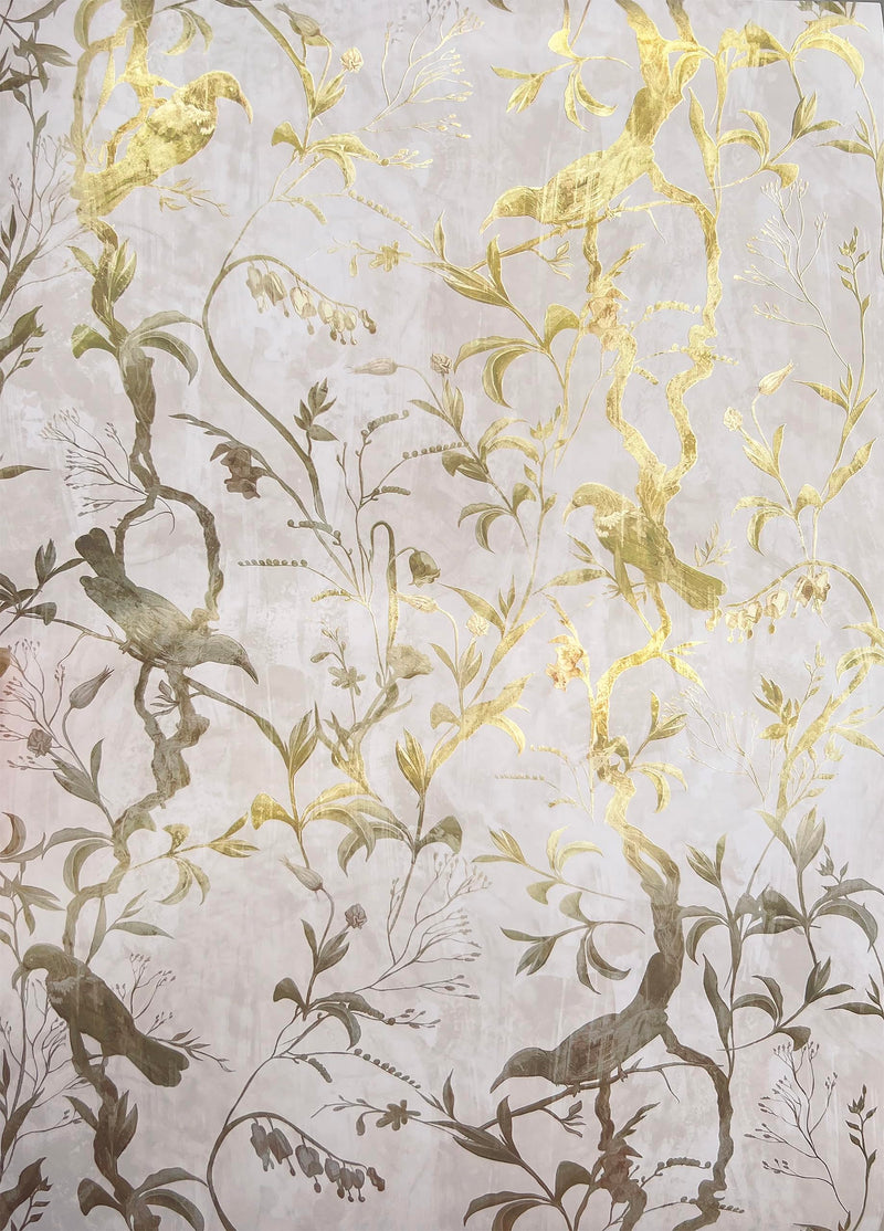 Meet Cute Wallpaper Sheet 11" x 16" – Peel & Stick, Removable, Water-Resistant Vinyl