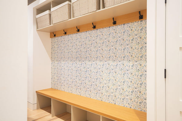 Storybook Romance Wallpaper Sheet 11" x 16" – Peel & Stick, Removable, Water-Resistant Vinyl