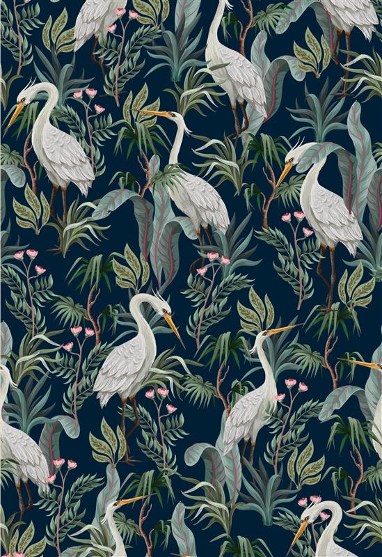 No Egrets Wallpaper Panel 16" x 24" – Peel & Stick, Removable, Water-Resistant