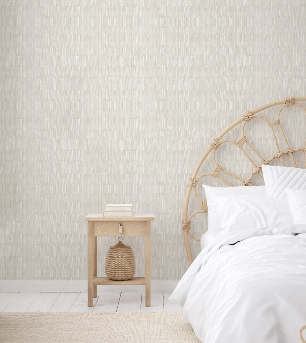 Wall Wear Sheet Modern Buff Design – Peel and Stick Wallpaper Sheet – Water-Resistant, Removable, Self-Adhesive Vinyl – DIY-Friendly Wall Décor – (11" x 16")