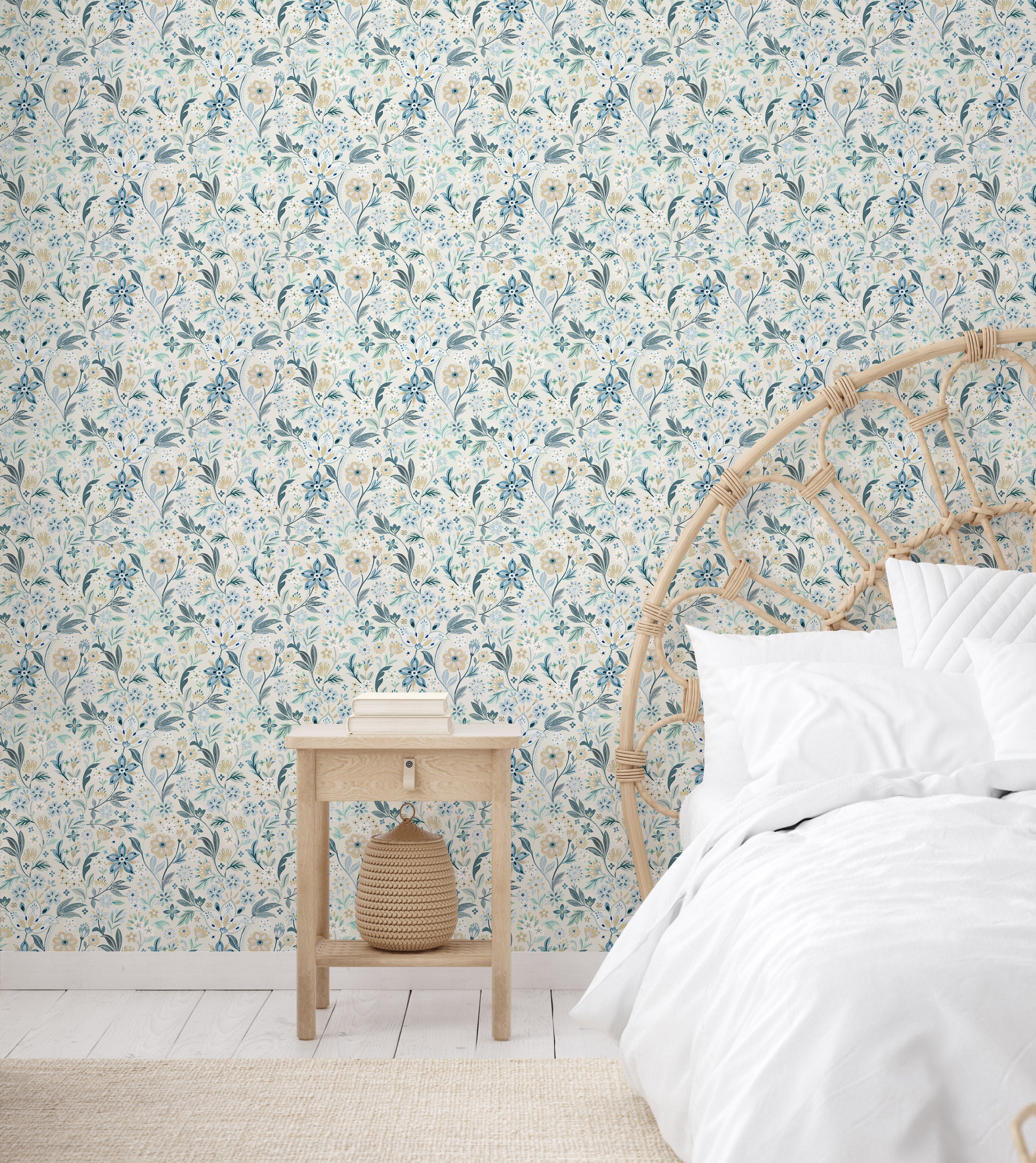 Storybook Romance Peel & Stick Vinyl Wallpaper Sheets – 12 Pack