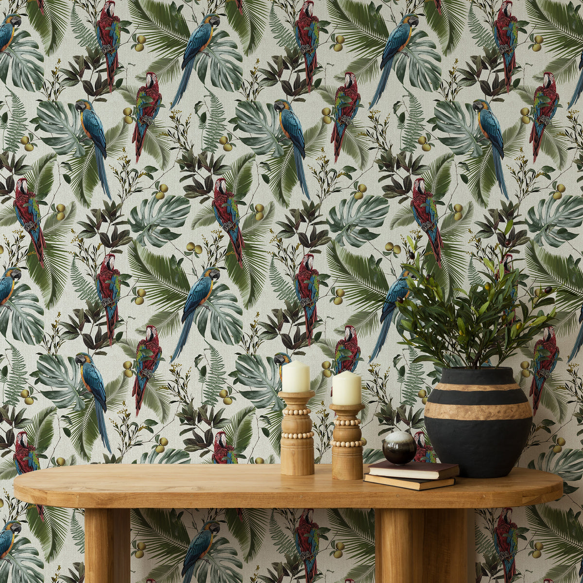 Botanical Nature Peel and Stick Vinyl Wallpaper Roll