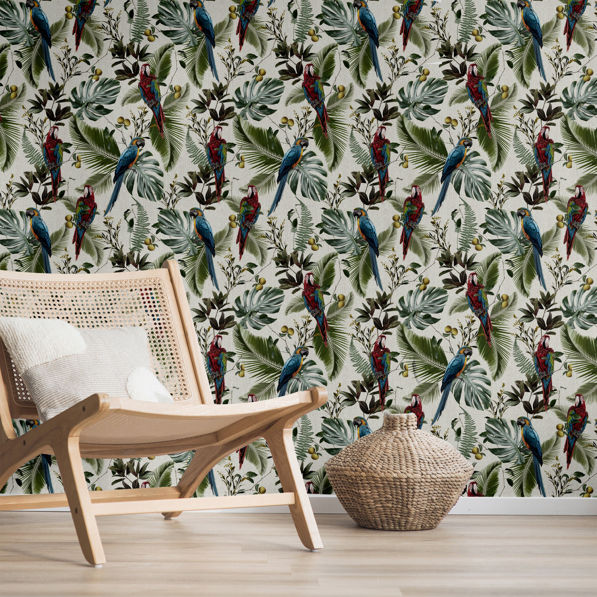 Botanical Nature Peel and Stick Vinyl Wallpaper Roll
