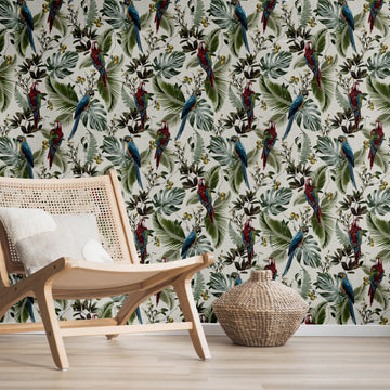 Botanical Nature Peel and Stick Vinyl Wallpaper Roll