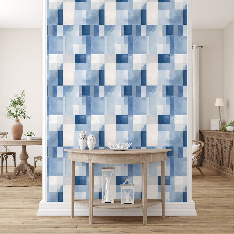 Wall Wear Sheet Out of the Blue Design – Peel and Stick Wallpaper Sheet – Water-Resistant, Removable, Self-Adhesive Vinyl – DIY-Friendly Wall Décor – (11" X 16")