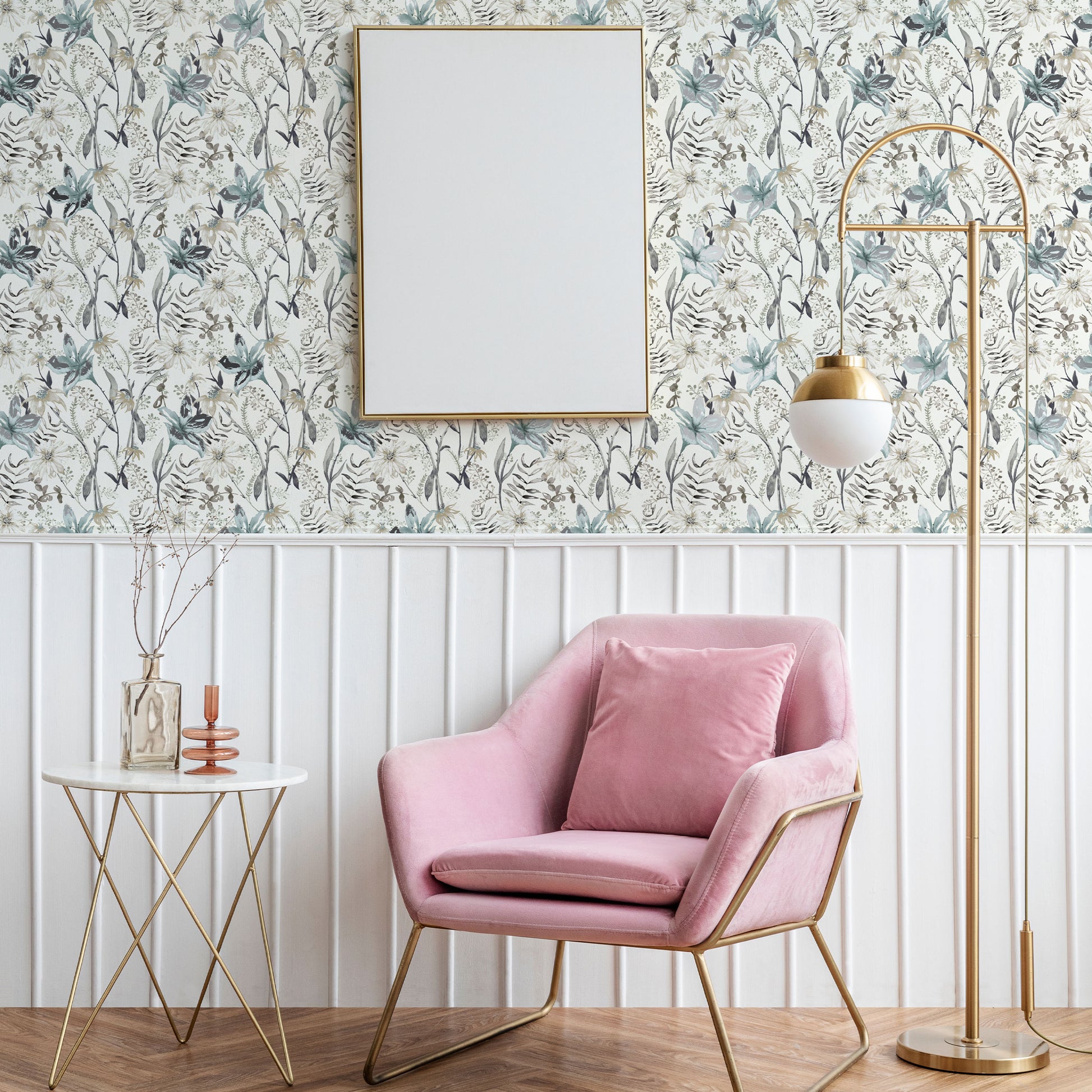 Gardenside Gossip Peel & Stick Vinyl Wallpaper Panel - 8 Pack