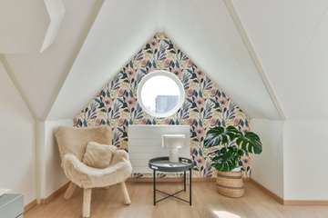 Pink Wildflower Peel and Stick Vinyl Wallpaper Roll