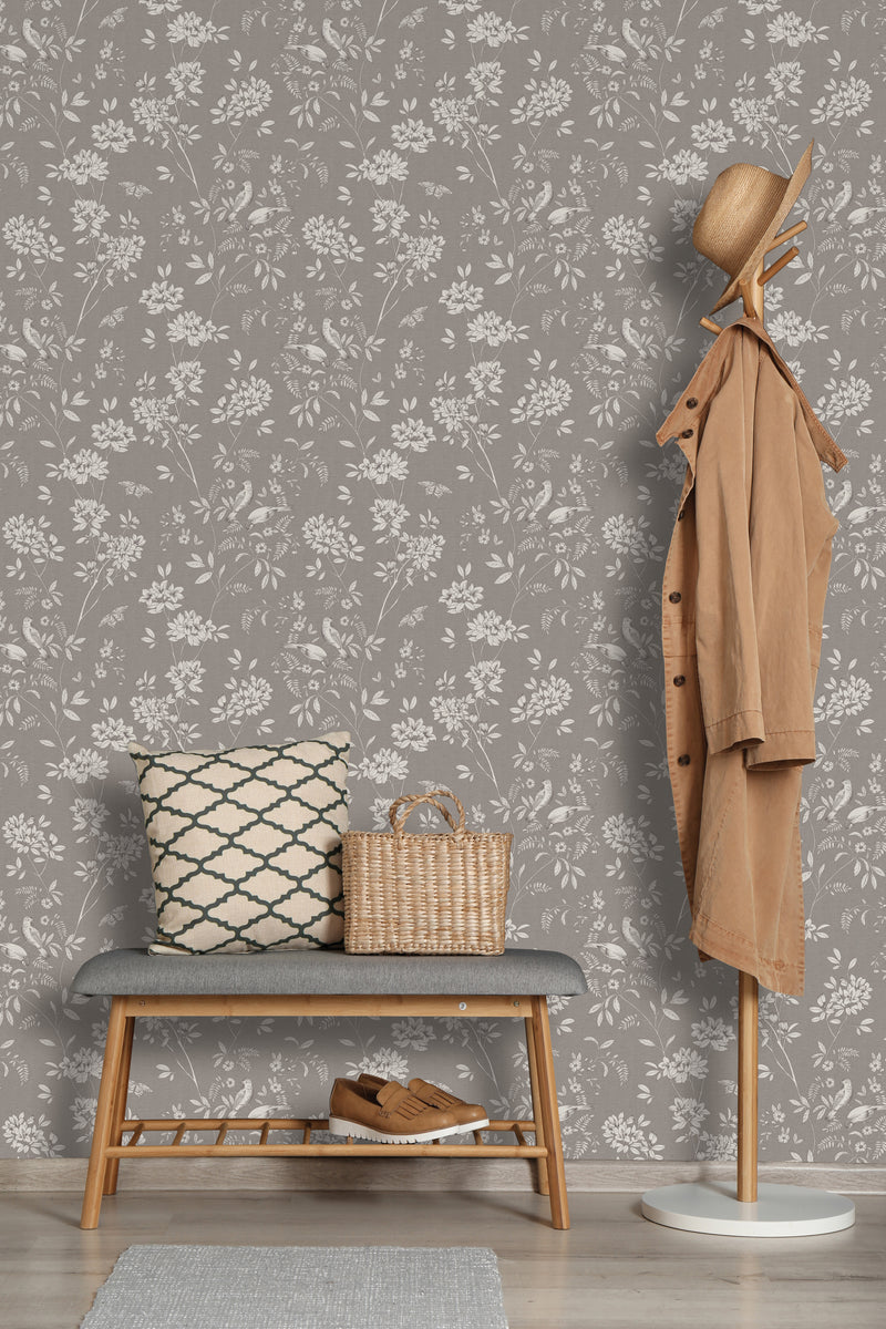 Wall Wear Roll Nestled in Nature Design – Removable & Water-Resistant – Peel and Stick Wallpaper Roll – 17.5" X 216"