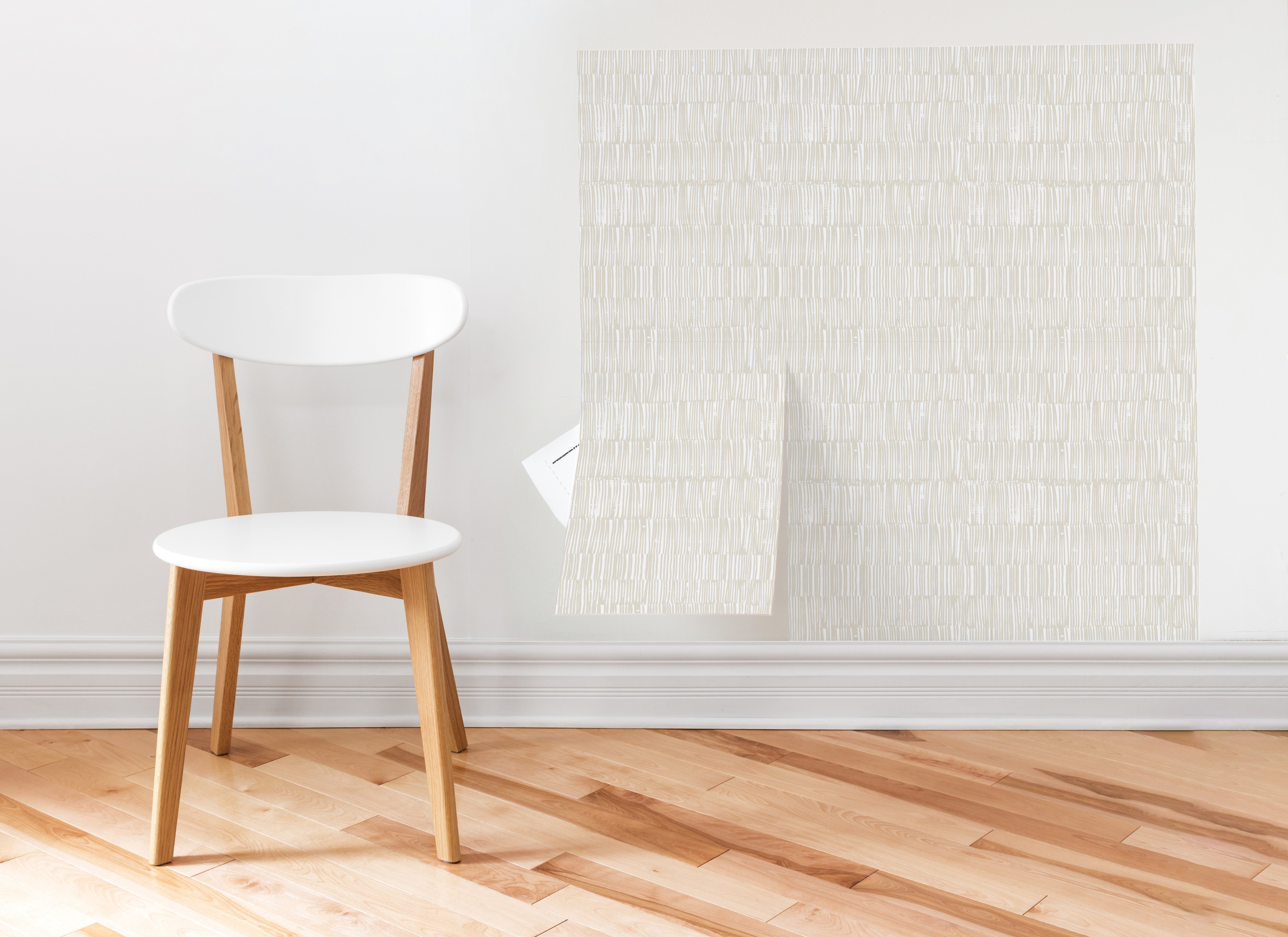 Modern Buff Peel & Stick Vinyl Wallpaper Sheets – 12 Pack