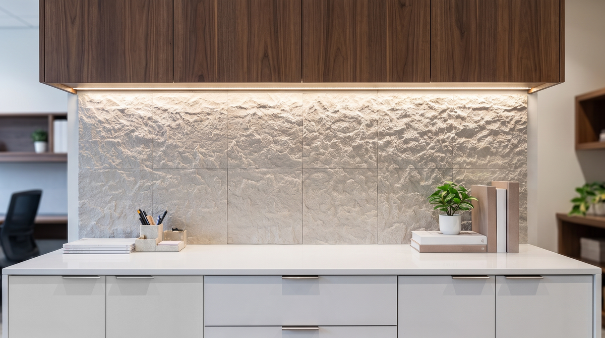 Soft Chalk Peel and Stick Stone Tiles – 8 Pack
