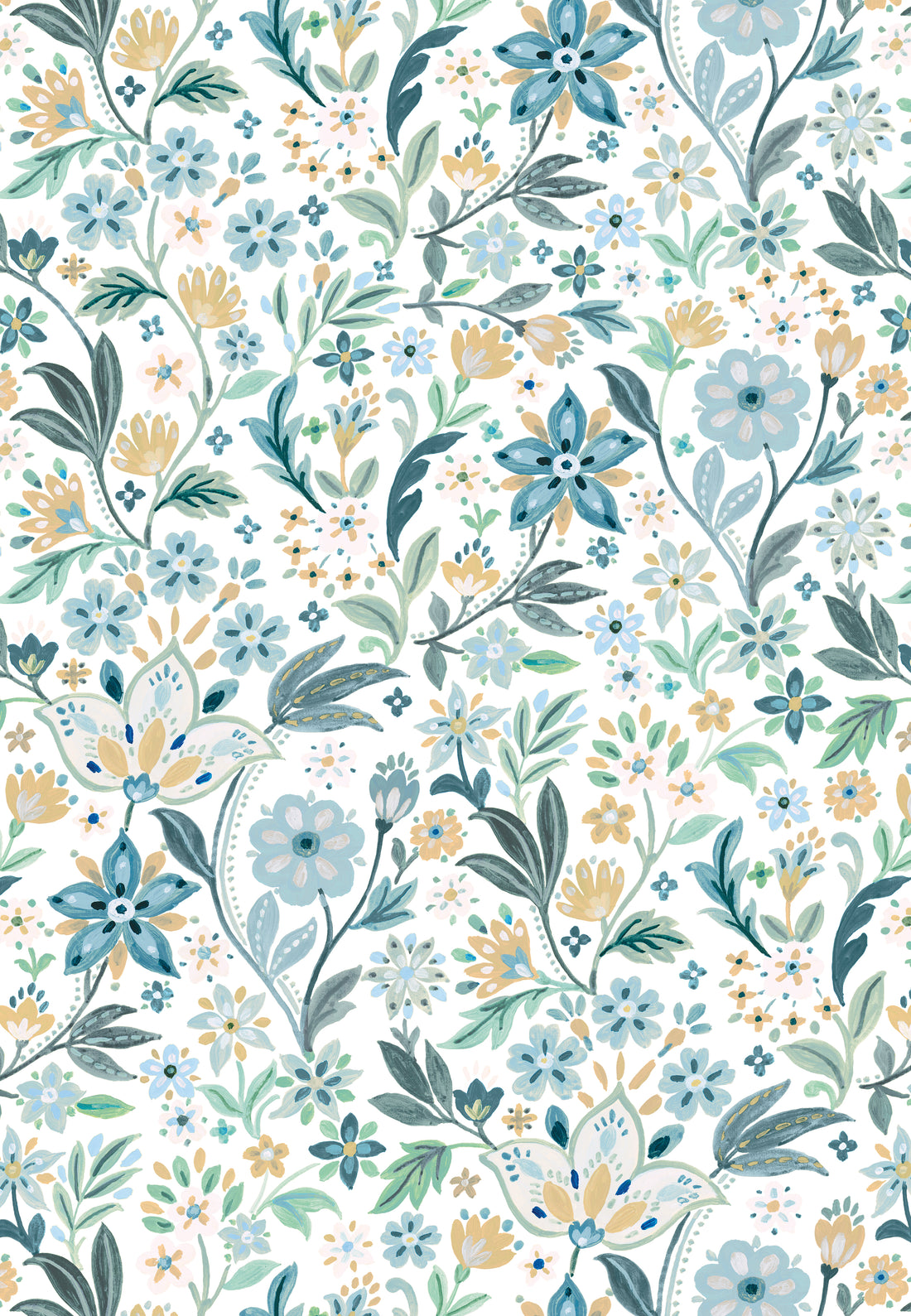 Storybook Romance Peel & Stick Vinyl Wallpaper Sheets – 12 Pack