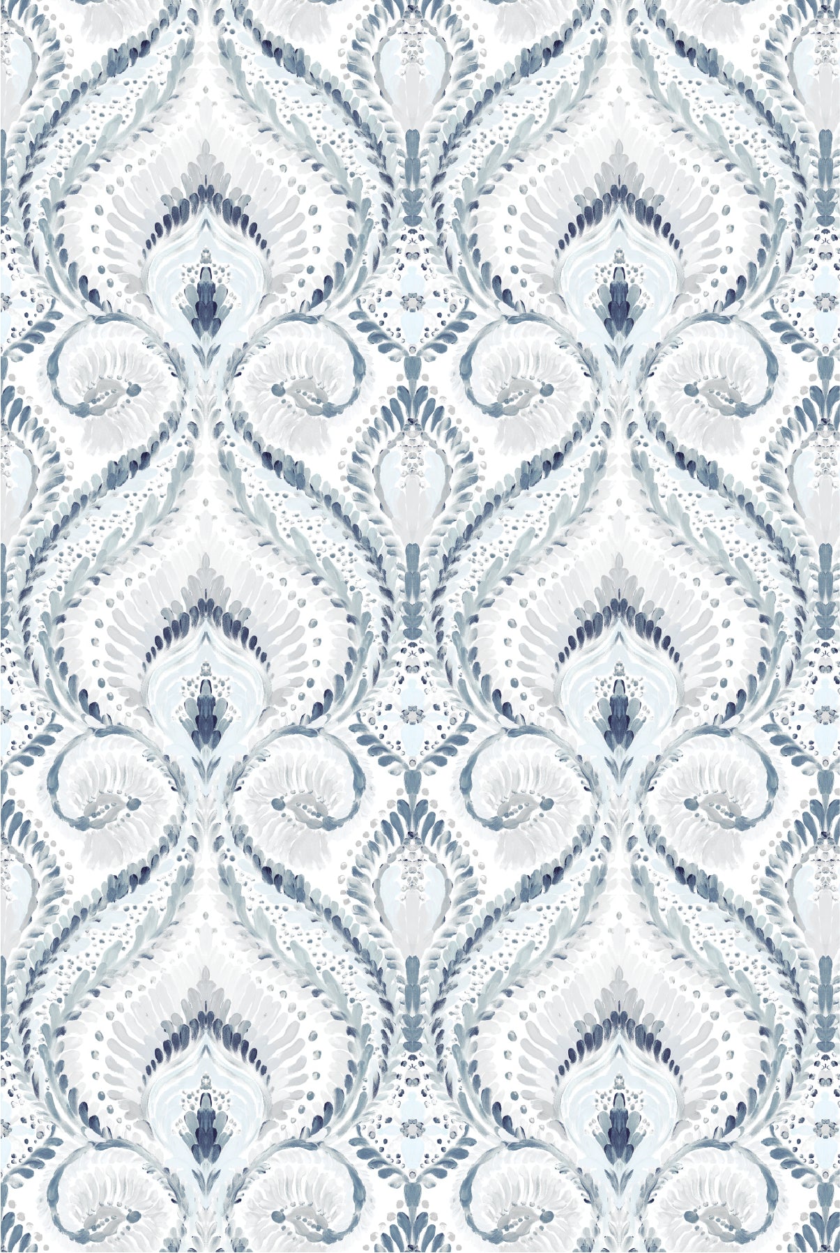 Twirls and Swirls Peel & Stick Vinyl Wallpaper Panel - 8 Pack