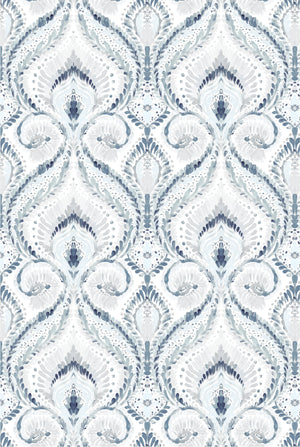 Twirls and Swirls Peel & Stick Vinyl Wallpaper Panel - 8 Pack
