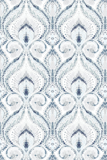 Twirls and Swirls Peel & Stick Vinyl Wallpaper Panel - 8 Pack