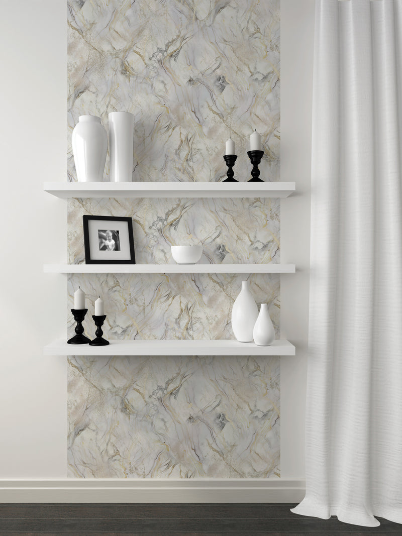 Wall Wear Roll Force of Nature Design – Removable & Water-Resistant – Peel and Stick Wallpaper Roll – 17.5" X 216"