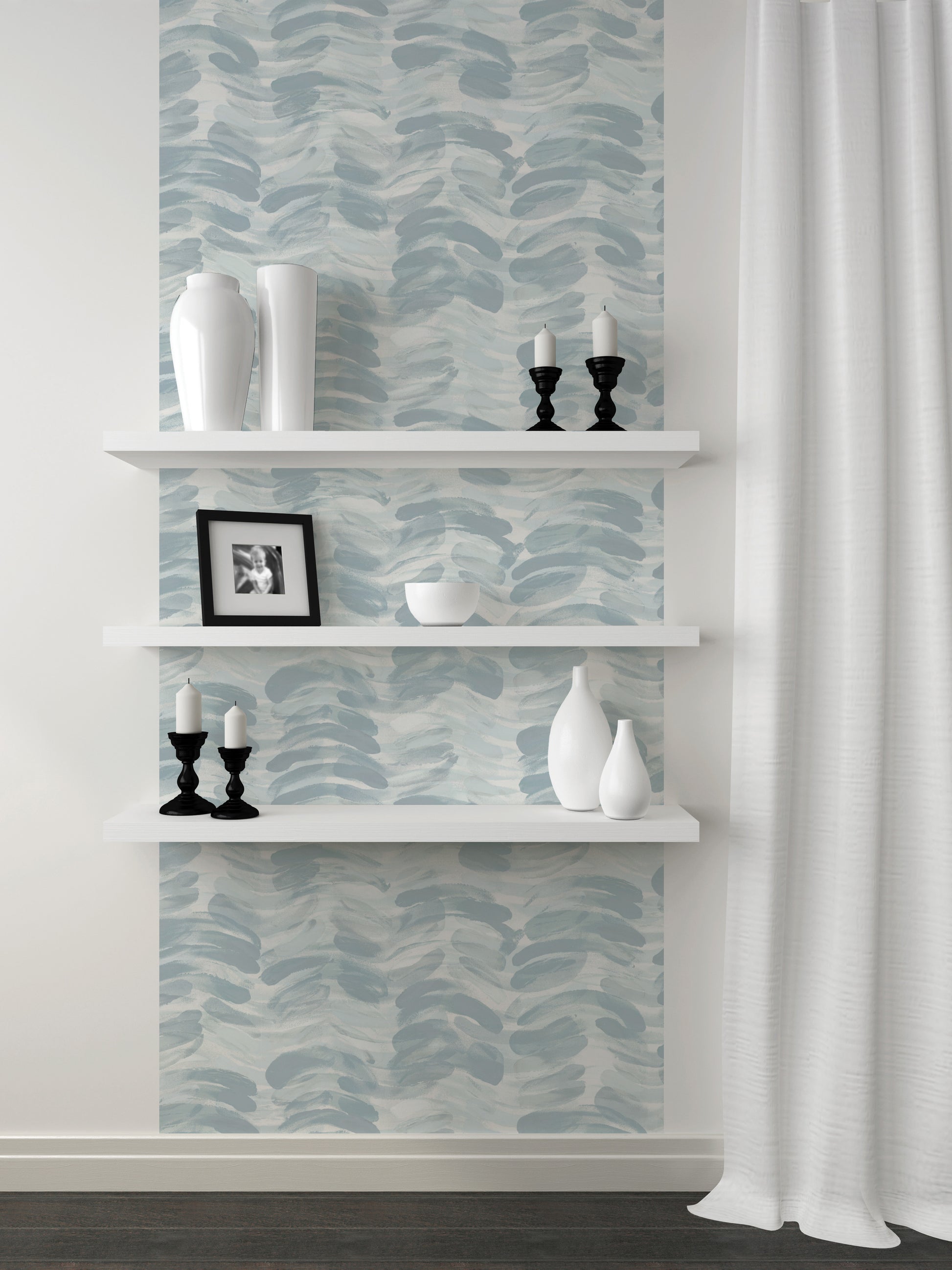 Lake Life Peel and Stick Vinyl Wallpaper Roll