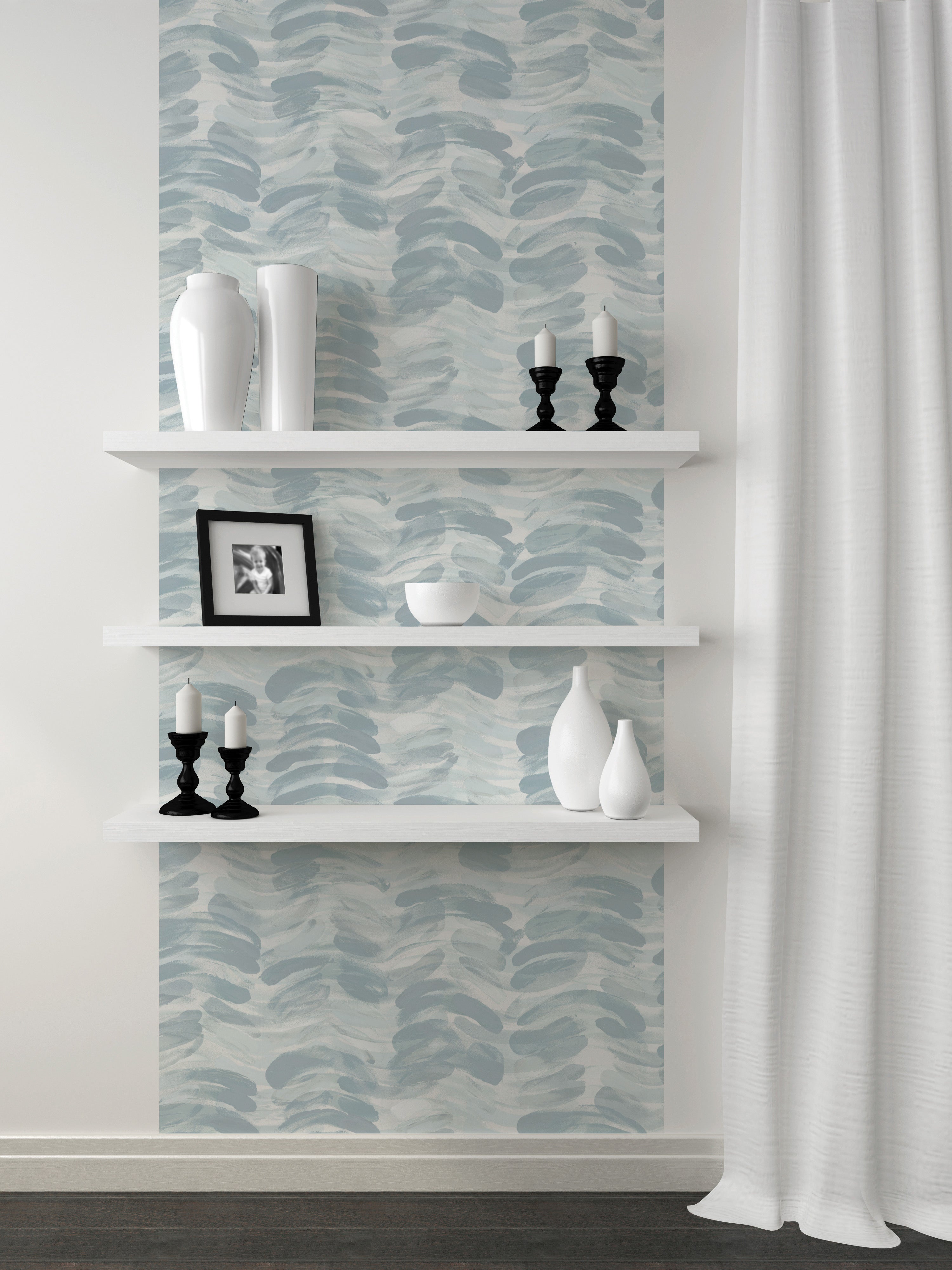 Lake Life Peel and Stick Vinyl Wallpaper Roll