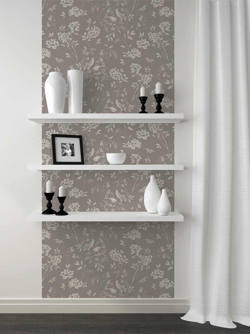 Wall Wear Roll Nestled in Nature Design – Removable & Water-Resistant – Peel and Stick Wallpaper Roll – 17.5" X 216"