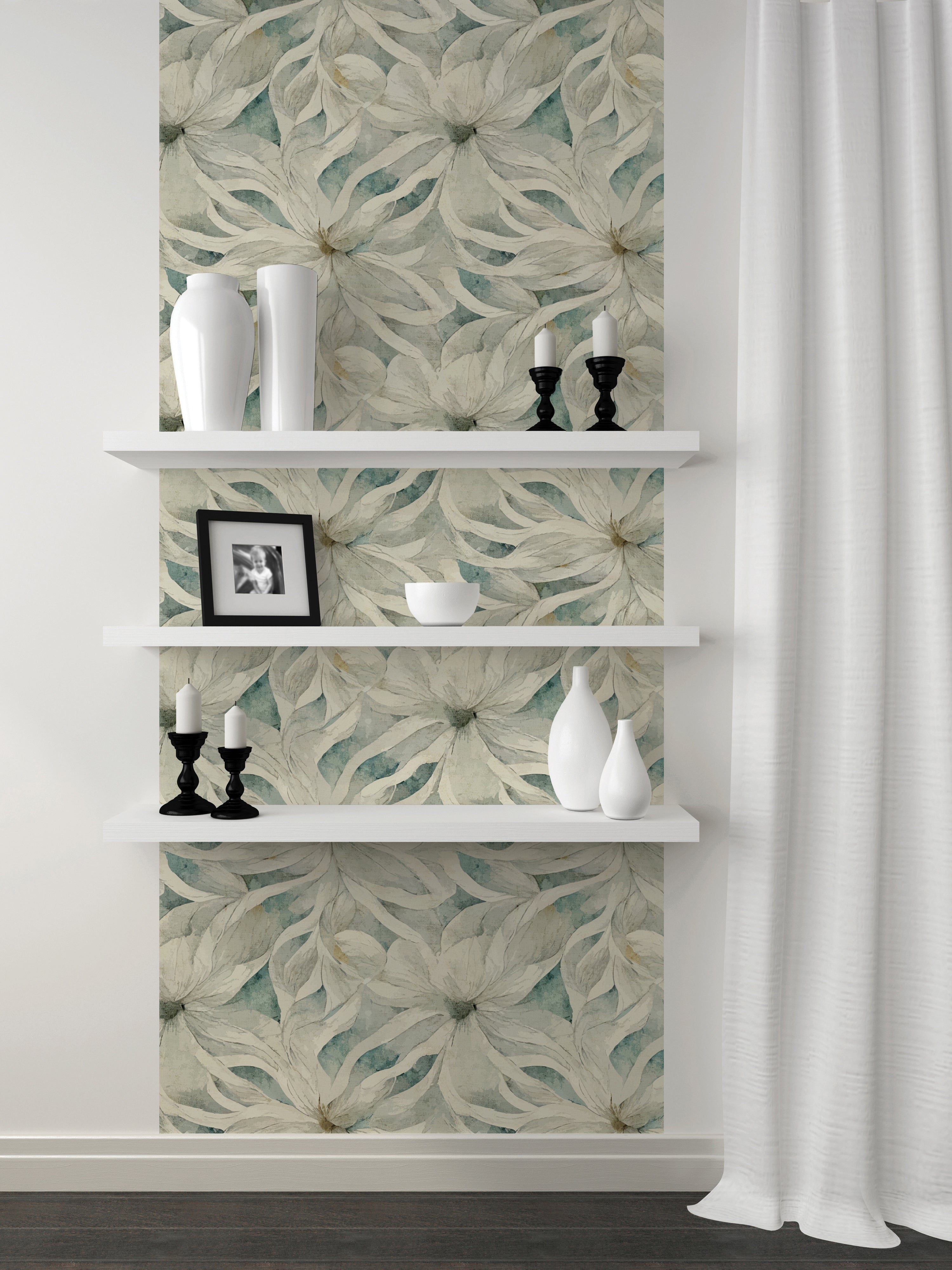 Urban Stems Peel and Stick Vinyl Wallpaper Roll