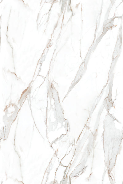 Warm Calacatta Peel & Stick Vinyl Wallpaper Panel - 8 Pack