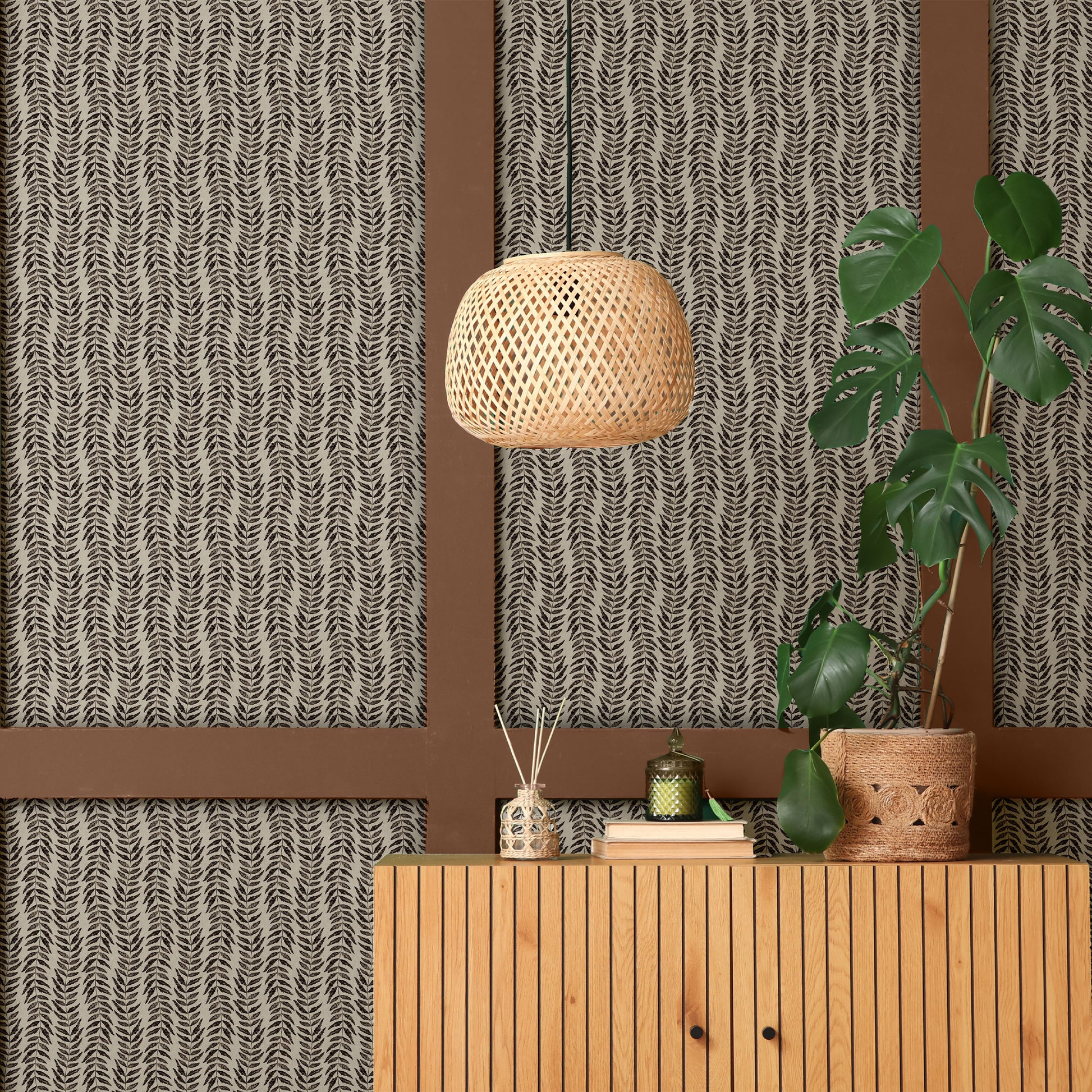 Wild Vibes Peel & Stick Vinyl Wallpaper Panel - 8 Pack