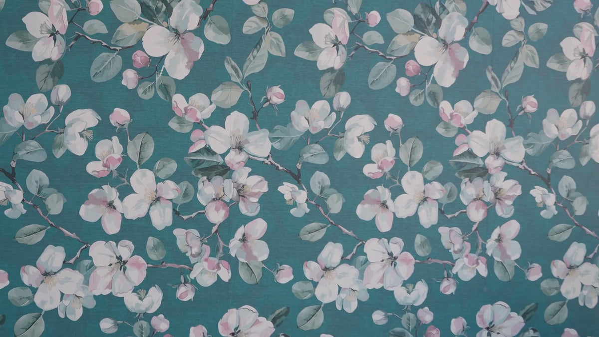 Roll It's Actually Cerulean Peel and Stick Vinyl Wallpaper Roll