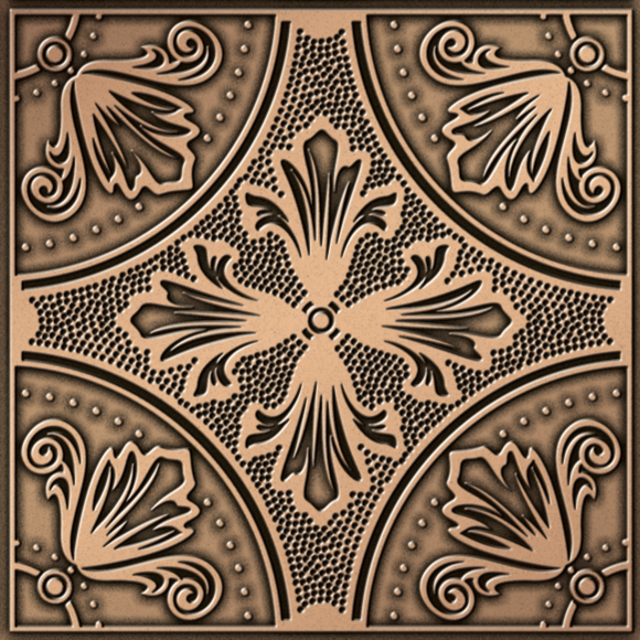 Dark Aged Bronze Fleur